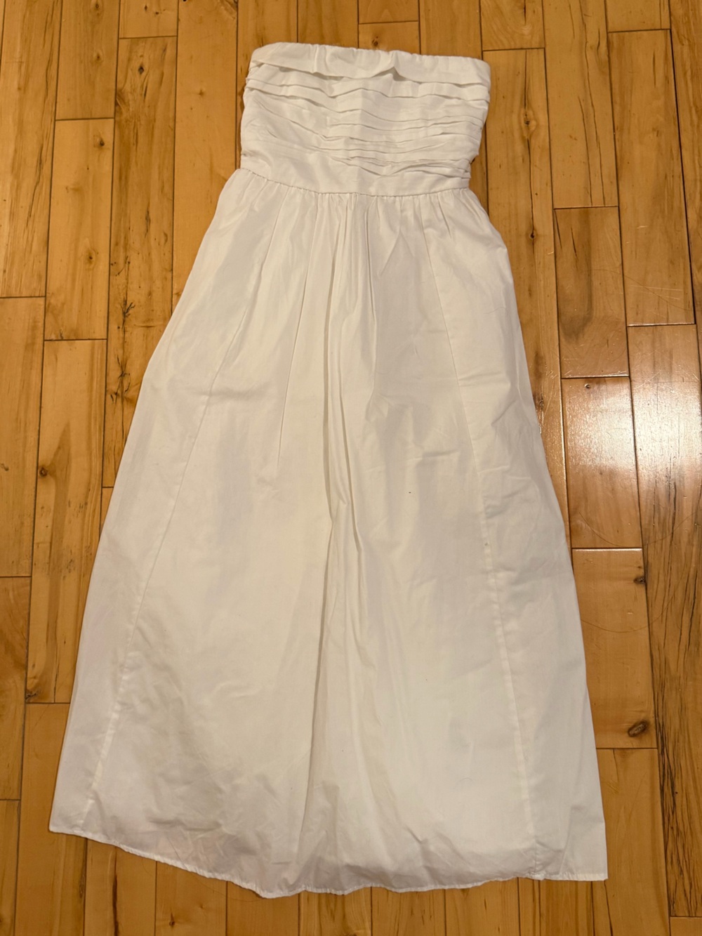 Abercrombie White Strapless Dress
